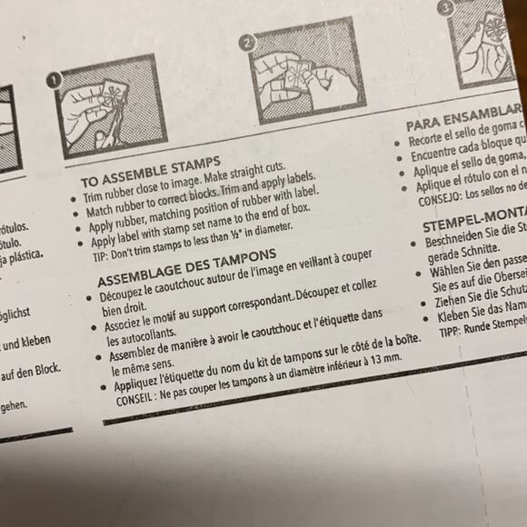 Stampin’ Up! “Polka Dot Punches” Rubber Stamp Kit UNUSED - Picture 9 of 10